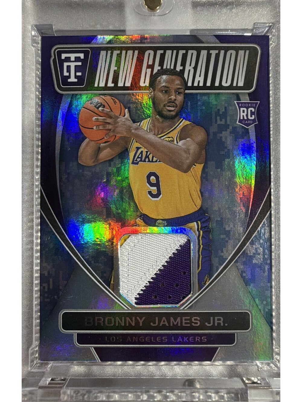 2024-25 Panini Totally Certified - New Generation Jerseys Bronny James #NGJ-BNJ